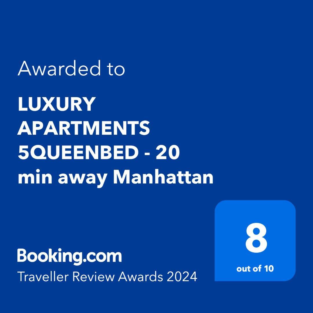 Luxury Apartments 5Queenbed - 20 Min Away Manhattan Jersey City Exteriör bild